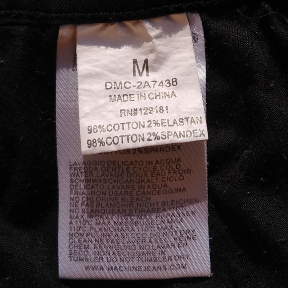 Machine Nouvelle Mode Black Overall Jeans - Picture 13 of 14